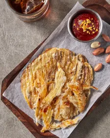 REFRESH Geröstetes getrocknetes Seeteufelfilet 90g