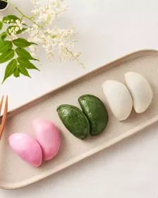 MINSOK gedämpfter Reiskuchen mit süßer Bohnenfüllung  500g - TK 