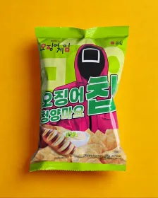 ONSIL Squid Game – Scharfe Chili mit Mayo Chips 50g