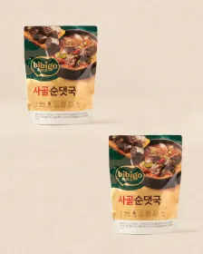 BIBIGO Koreanische Blutwurst-Suppe mit Rinderknochenbrühe 460gx2St. 