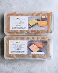 Getrockneter Persimonenreiskuchen mit Kürbis - TK +  Injeolmi Kaki-Reis-Kuchen 360g 8St. - TK