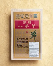 Koreanischer Ginseng-Tee 100 Beutel in Holzkiste 