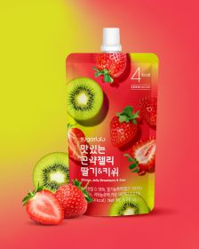 SUGARLOLO Konjac Jelly Erdbeere & Kiwi 150g