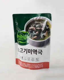 BIBIGO Koreanische Algensuppe mit Rindfleisch 500g
