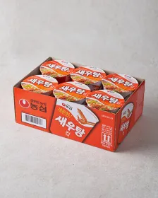 NONGSHIM Instant Nudelsuppe mit Garnelen im Becher 6St. 