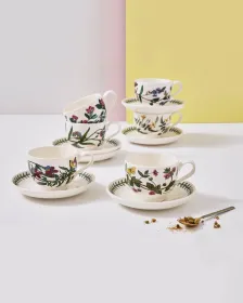 Portmeirion Botanic Garden Teetasse&Untertasse 6er-Set