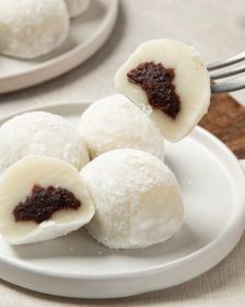 HANSUNG Rote-Bohnen-Reiskuchen-Mochi 55gx12 Stück - TK