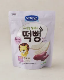 ILDONG Bio-Reis-Snack mit lila Süßkartoffel (Tteokppong)