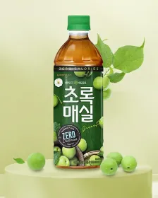 WOONGJIN Grüne Pflaume Getränk Zero 500ml